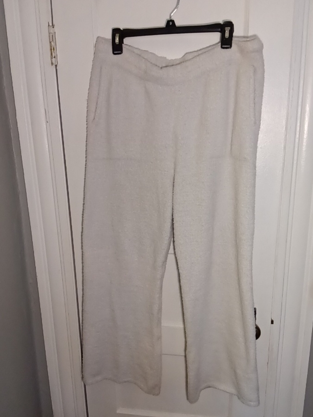 Cozy Cream Plush Lounge Pants